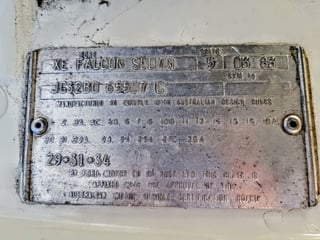 1983 XE Fairmont Ghia ESP 302 V8