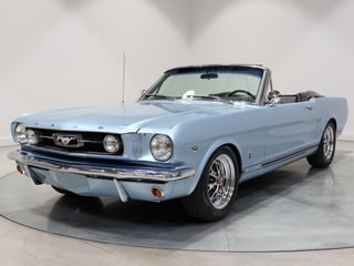 1966 Ford Mustang Convertible GT - 289 4V - Silver Blue