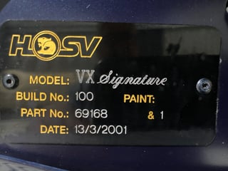 2001 VX HSV Senator Signature - 18,220 km