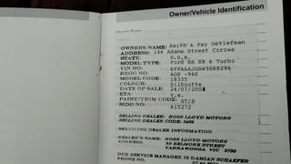 2003 Ford BA Falcon XR6 Turbo