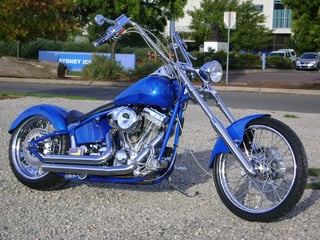Custom Harley Chopper!!