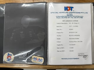 1985 HDT VK Group A SS Build No. 114/500 - 87,801 km 