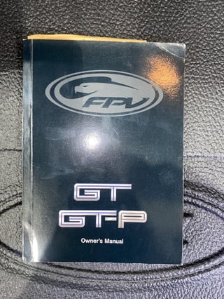 2002 FPV BA GTP - Build No. P002 Press and Brochure car