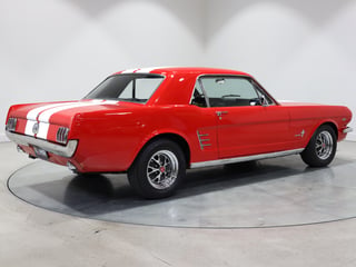 1966 Ford Mustang Coupe 289ci LHD- Candy Apple Red
