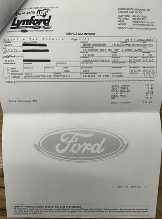 2007 FPV BF MK II GT  Cobra - Build No 153