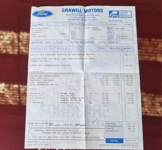 1987 Ford ZL Fairlane - 50,160 Kilometres!!