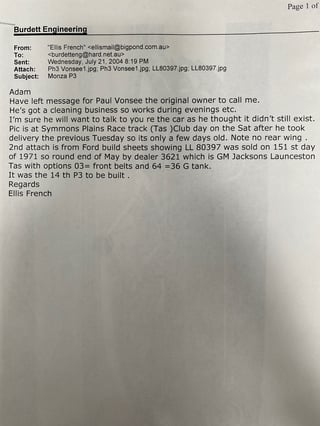 1971 XY Falcon GTHO Phase 3