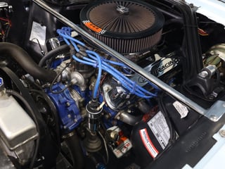 1966 Ford Mustang Convertible 289 2V - Arcadian Blue