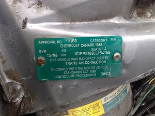 1988 IROC Z28 Camaro