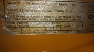 1970 VG Valiant Pacer Coupe