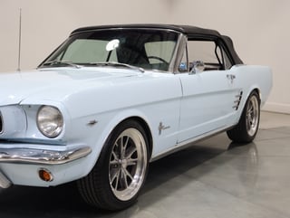 1966 Ford Mustang Convertible 289 2V - Arcadian Blue