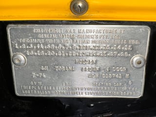 1974 Holden LH Torana L34 SLR 5000