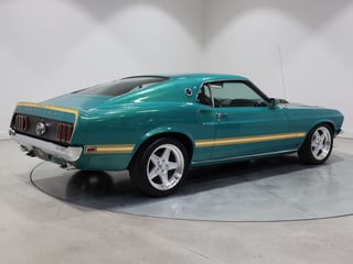 1969 Ford Mustang Mach 1 351ci Windsor - Silver Jade Metallic