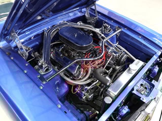 1965 Ford Mustang Convertible 302ci - Estoril Blue Metallic 