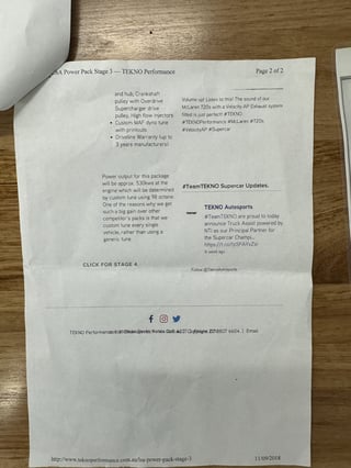 2016 HSV VF Series II GTS - 530kW Tekno Performance Enhanced …