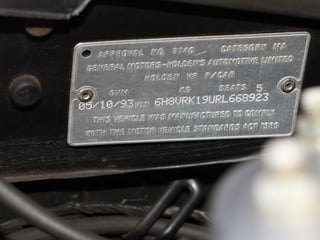 1993 HSV VR Clubsport Build No.134