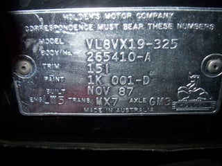 VL Calais Turbo 5 Speed Series 2