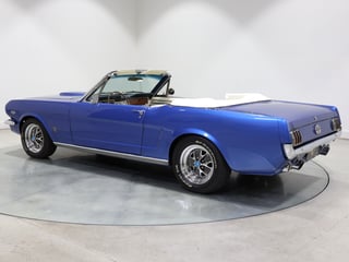 1965 Ford Mustang Convertible 302ci - Estoril Blue Metallic 