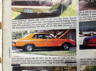 1974 Ford Falcon XB GT Sedan - Burnt Orange