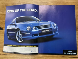 2002 Ford AU III XR8 Pursuit 250 Utility - Blueprint 55,562km