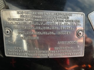 1984 VK Group 3 Commodore Replica