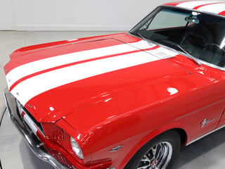 1966 Ford Mustang Coupe 289ci LHD- Candy Apple Red