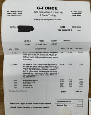 1980 HDT VC Brock Build No 367 - Tuxedo Black