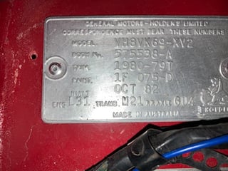 1982 VH SS Group 3 Brock Commodore #775