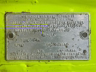 1974 Holden HQ Monaro GTS Coupe - 308 V8 4 Speed - Barbados Green Survivor 