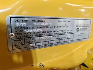 1970 VG Valiant Pacer