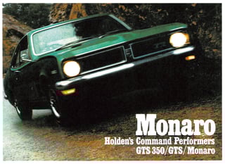 1970 Holden HG GTS Monaro 350 - Ultimate Survivor