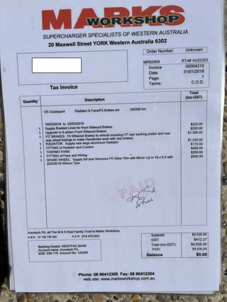 1996 HSV VS Clubsport - Build No.1289