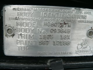 1970 HG GTS Monaro 186S