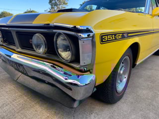 1971 XY GT Falcon - RAA Yellow