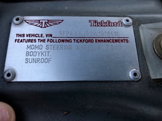 2001 Tickford AUII XR8 Falcon 220Kw