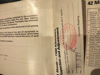 1980 VC HDT Brock Commodore Build No. 195