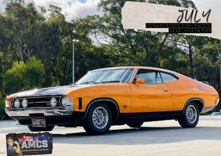 AMCS Muscle Car Calendar 2026 - Purchase Today!