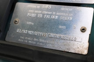 1993 EB Fairmont Ghia, 5.0 V8