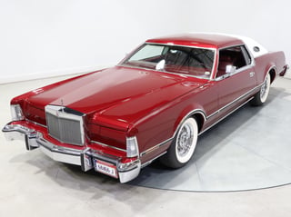 1976 Lincoln Continental Mark IV - Dark Red Moondust Metallic