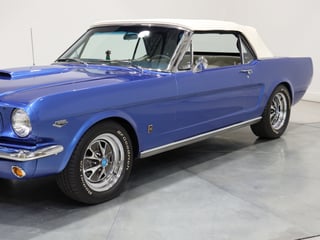 1965 Ford Mustang Convertible 302ci - Estoril Blue Metallic 