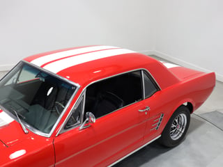 1966 Ford Mustang Coupe 289ci LHD- Candy Apple Red