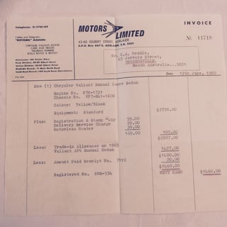 1969 VF Valiant Pacer 225