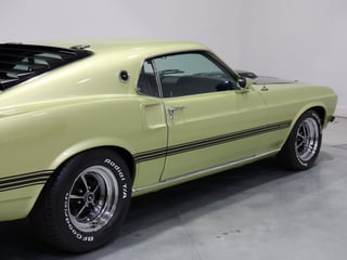 1969 Ford Mustang Mach 1 351 4V Windsor 4sp Man - Lime Gold