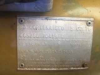 1976 TD Cortina XLE Champagne Edition