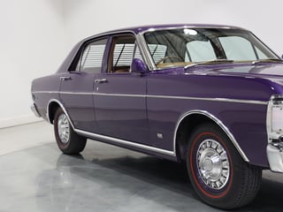 1971 Ford XY Falcon 500 6cyl Top Loader - Wild Violet Sunroof