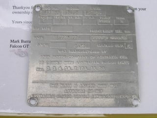 XY GT Falcon (Withdrawn)