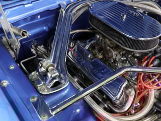 1965 Ford Mustang Convertible 302ci - Estoril Blue Metallic 