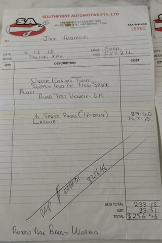 2003 Ford BA Falcon XR6 Turbo