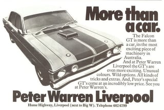 1971 XY GT Falcon - RAA Yellow