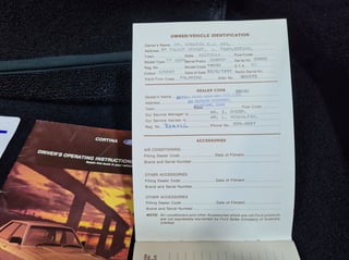 1981 Ford TF Cortina Ghia 4.1L